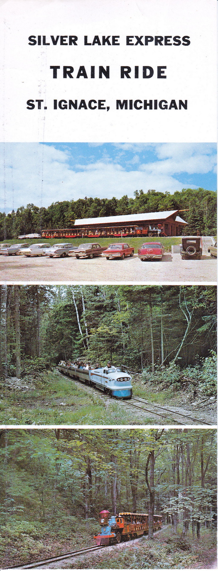 Silver Lake Express - Old Postcard View Of Cp Huntington Train (newer photo)